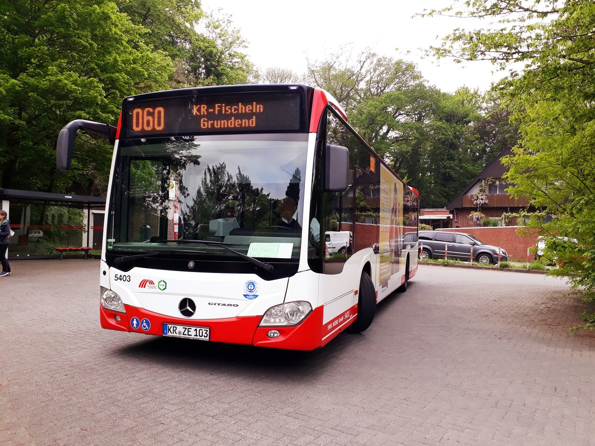 SWK 5403
Aufgenommen am 01 Mai 2019
Krefeld, Hlser Berg
KR ZE 104