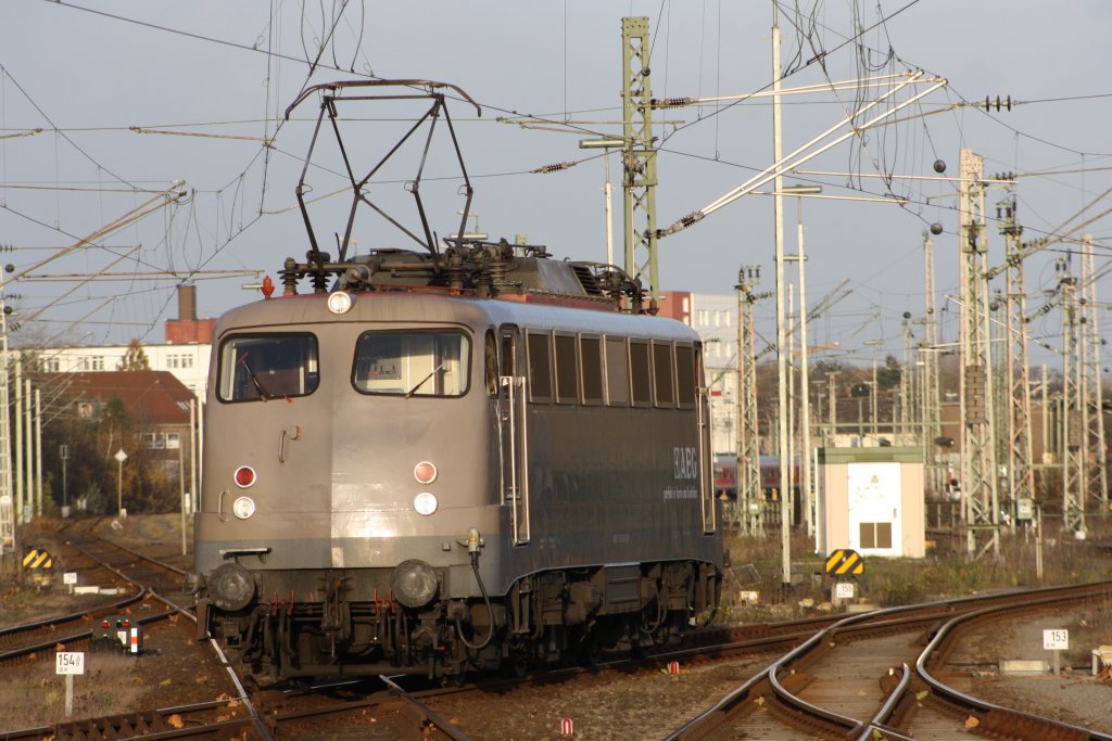 110 457 solo in Braunschweig HBF am 12.11.10