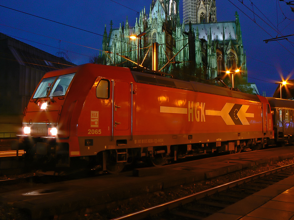 185 630-1 der HGK in K�ln Hbf am 07.11.2010