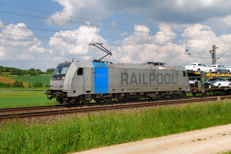 185 691-3, PCT, aufgenommen am 08.06.13, N�he Treuchtlingen.