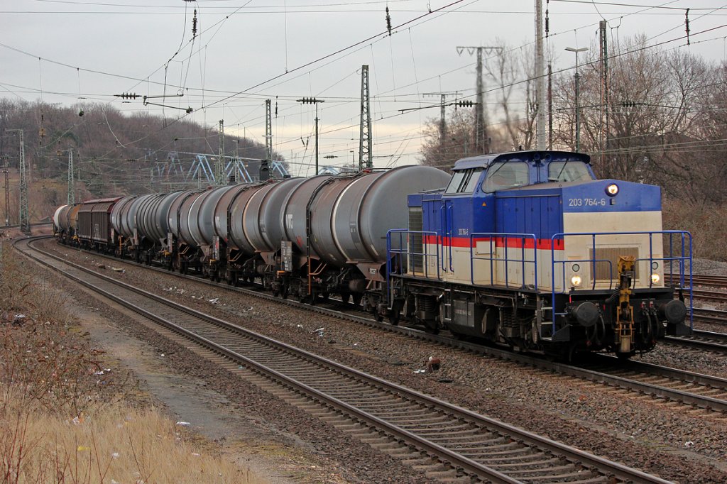 203 764-6 in K�ln West am 21.02.2012