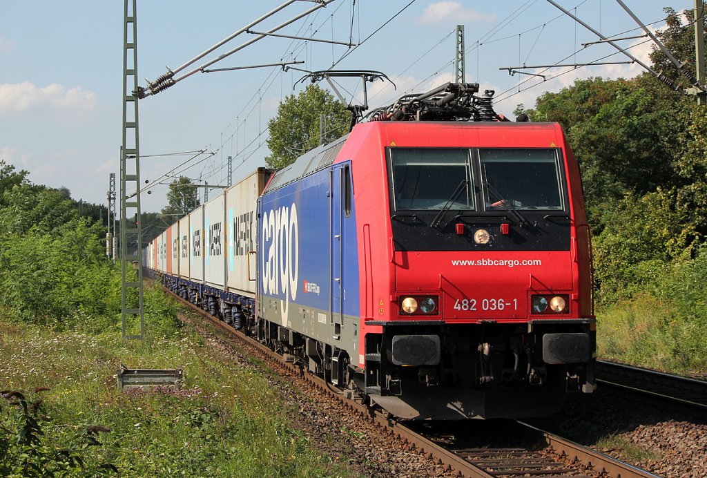 482 036-1 in Bonn Oberkassel am 03.09.2011