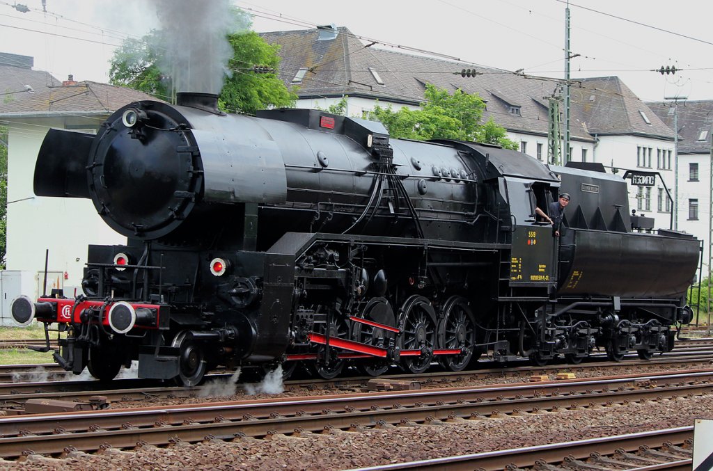 CFL 5519 (ex DR 42 2718) in Koblenz L�tzel am 02.06.2012