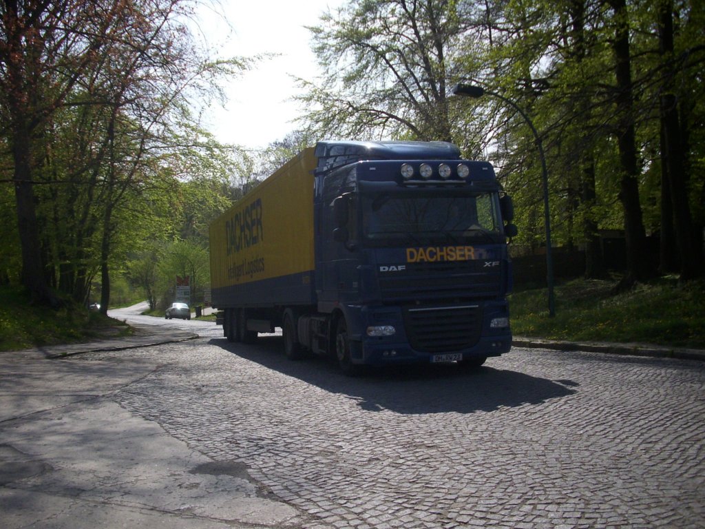 DAF XF von Dachser in Sassnitz.