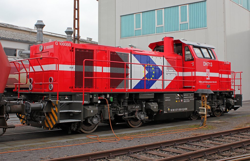 DH713 der HGK in Br�hl Vochem am 19.02.2011