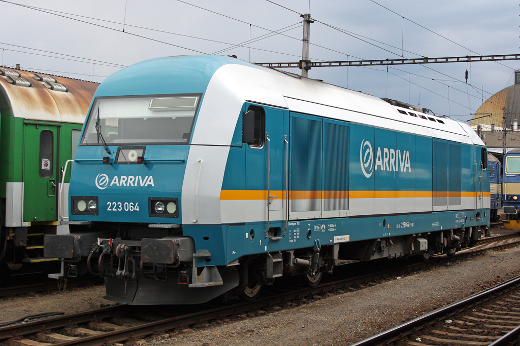 Die 223 064 in Pilsen am 05,08,10