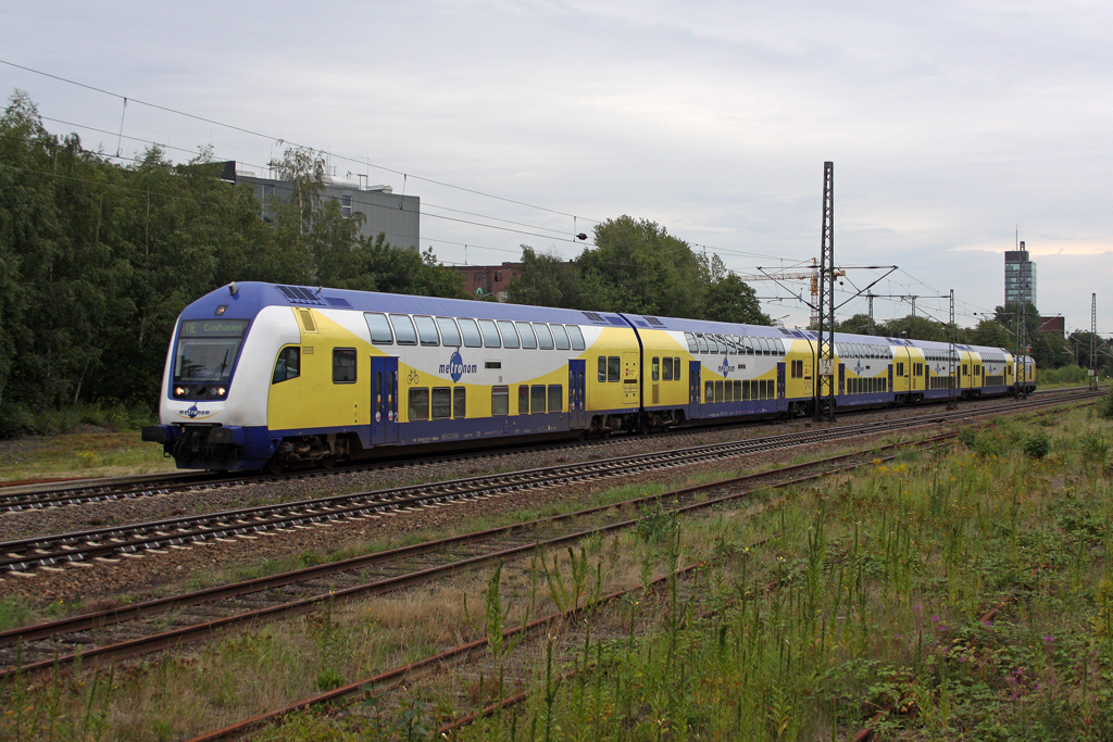 Ein Metronom in Hamburg-Unterelbe am 10,08,11