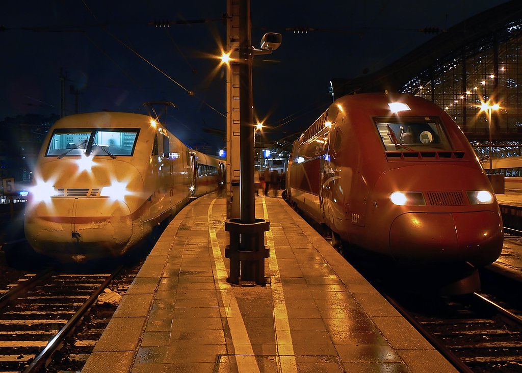  High Speed  Treffen in K�ln Hbf. am 02.01.2010
