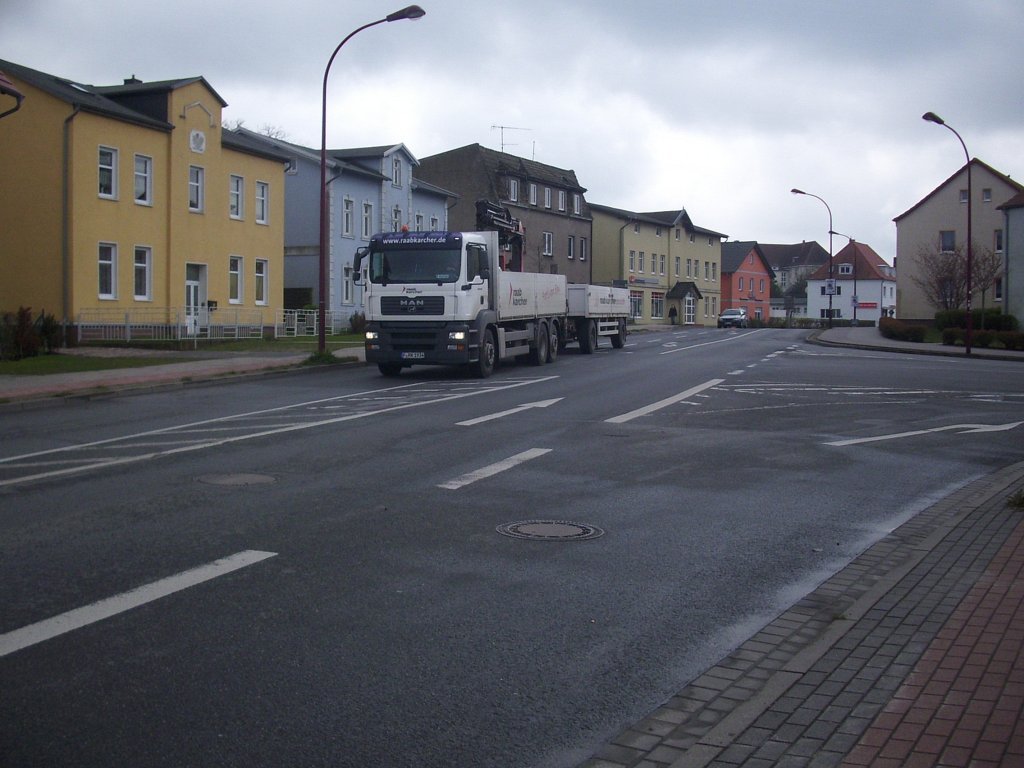 MAN von Raab Karcher in Bergen.
