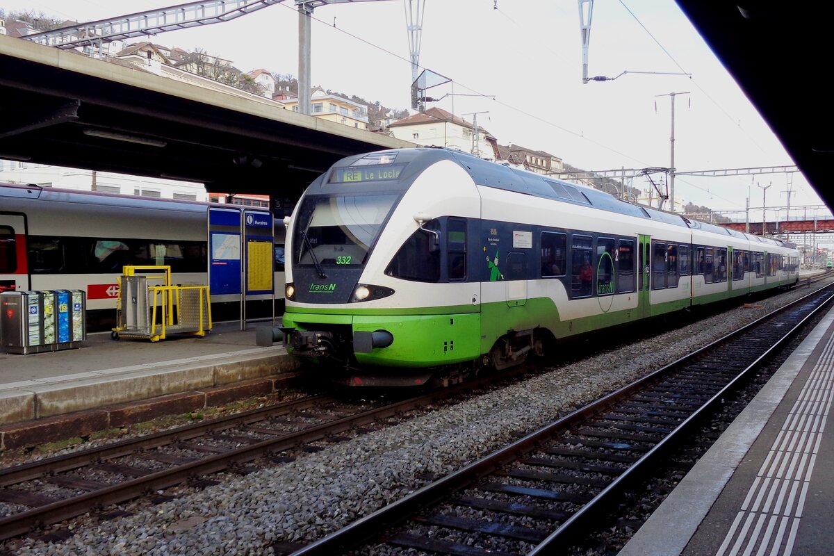 Am Sylvester 2019 treft TraNs 332 in Neuchatel ein.