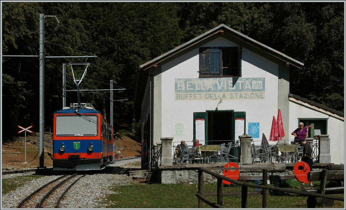 Bella Vista, die Zwischenstation der Monte Generoso Bahn.
13. Sept. 2013