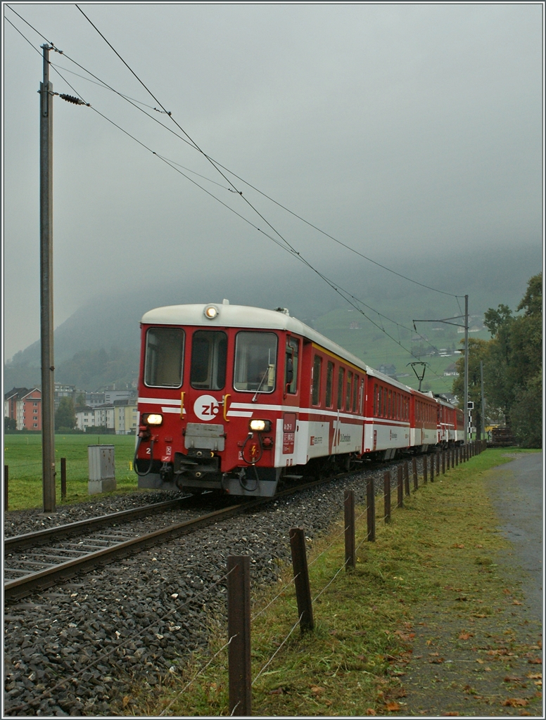 Der IR Luzern - Engelberg erreicht in Kürze Stans.
18. Okt. 2010