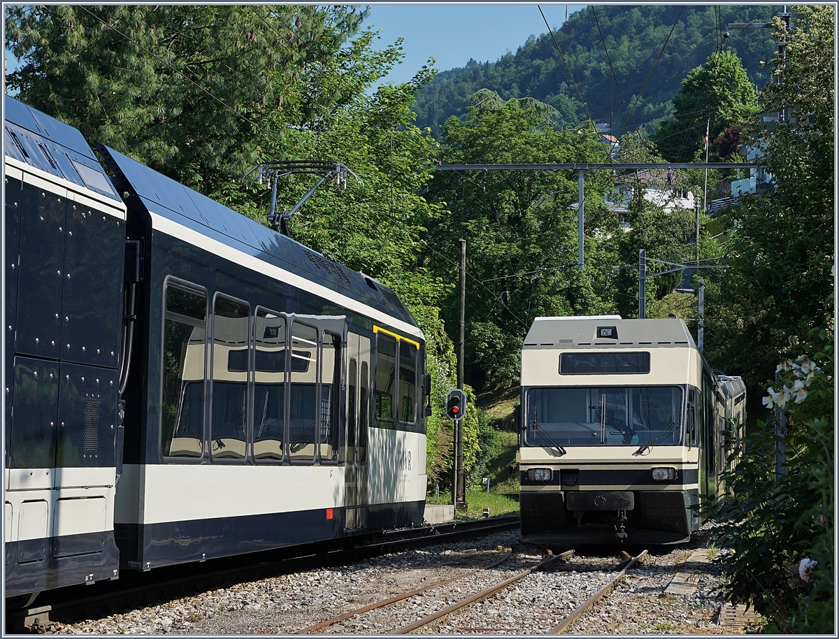 Die nun fast zwanzig jährigen  UR  GTWs der CEV MVR werden durch die neuen GTW ABeh 2/6 ersetzt. Während zwei alte GTW schon vor einigen Wochen in ihrer neuen Heimat eingetroffen sind, warten zwei weiter in Fontanivent auf die Weiterreise. 
2. Juni 2017n