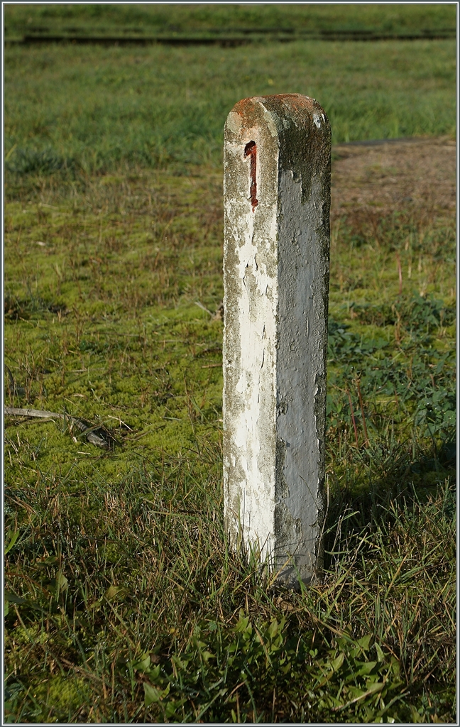 Ein französichses Hektometerzeichen in Delle.
18. Okt. 2012