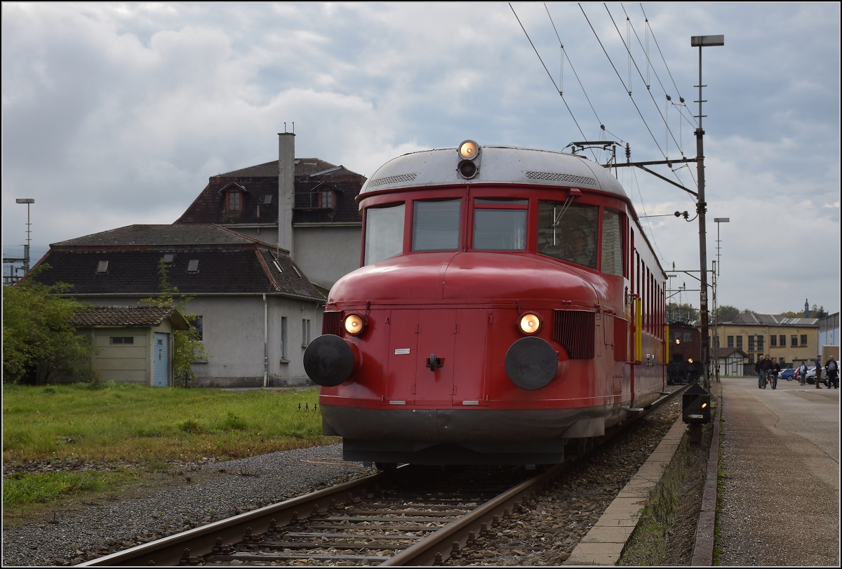 Fitnessfahrten. RAe 2/4 1001 im Depot Olten. Oktober 2019.