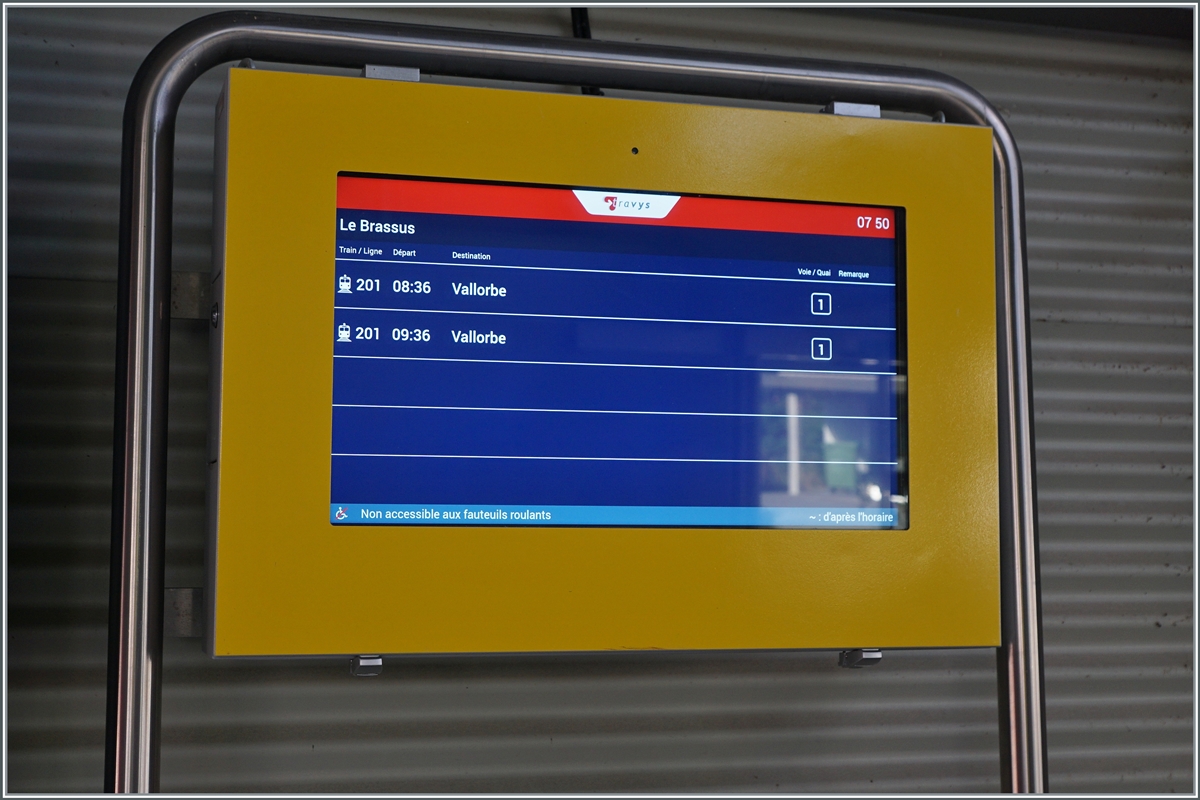 Hier scheint buchstäblich die Zeit stehen geblieben zu sein...

Le Brassus, den 15. August um 08:31