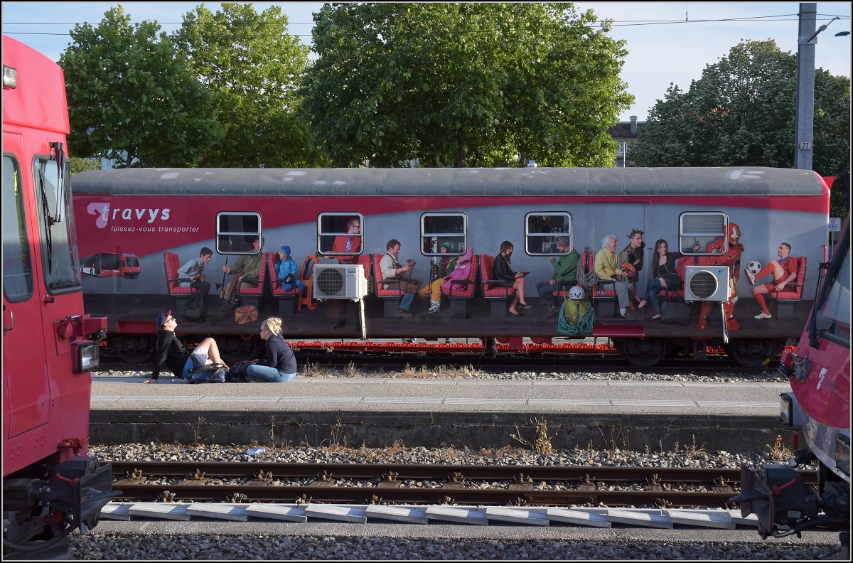 Kleiner Sommerspass aus Yverdon. Juni 2018.