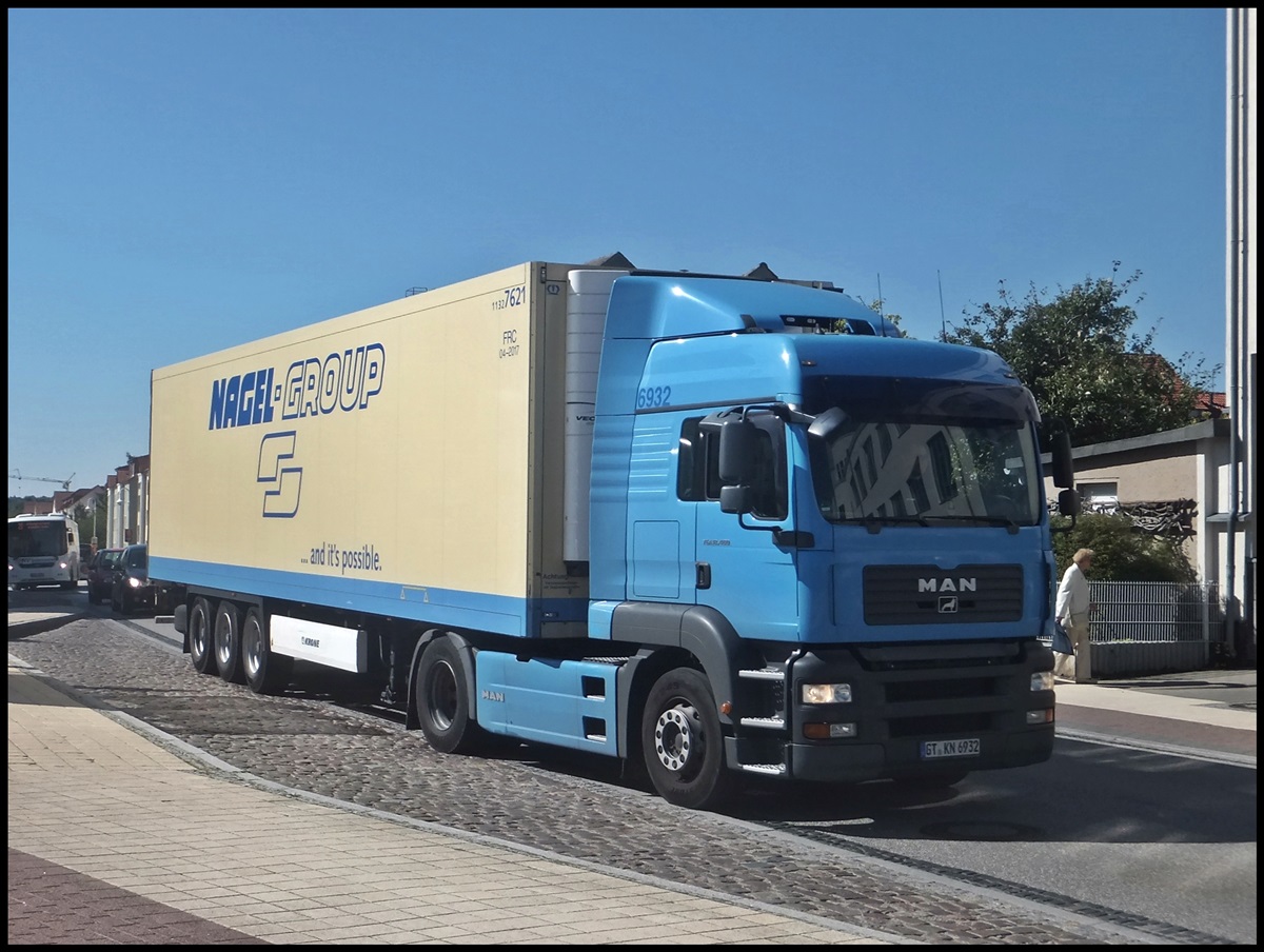 MAN Sattelzug in Sassnitz.