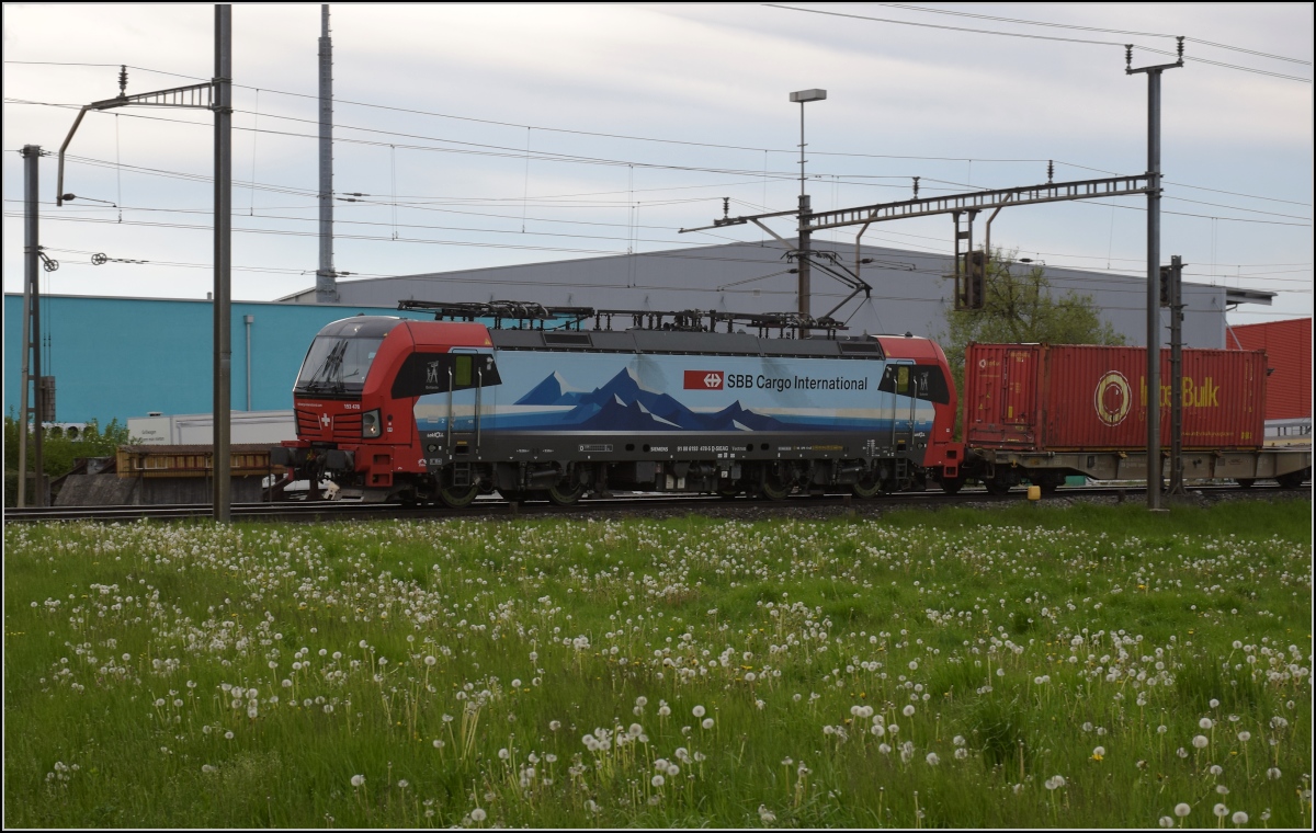 Photobombing (2).

Eigentlich wollte ich nur die Vorbeifahrt von 193 478 'Gotthardo' mit Güterzug vor friedlich wiehernden... pardon friedlich grasenden Kühen fotografieren, aber...

Oberrüti/Reusshöfe, April 2022