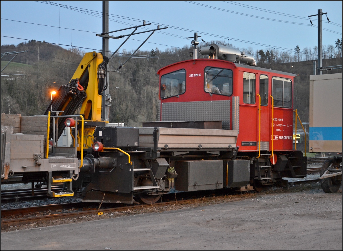 Tm 232 036-5 in Neuhausen am Rheinfall. März 2014.