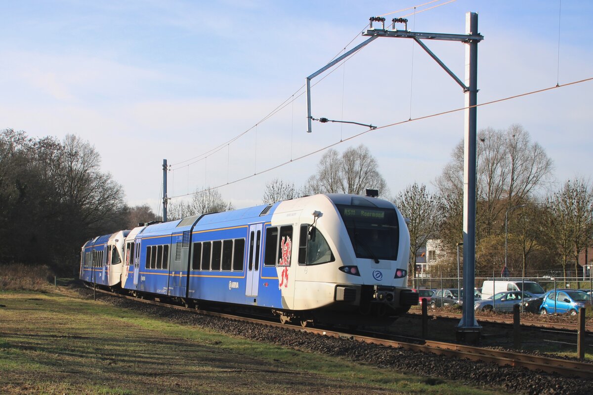 Vom offenbarer Weg wurde am 7 Februar 2026 Arriva 278 bei Venlo nach Tegelen fotografiert.
