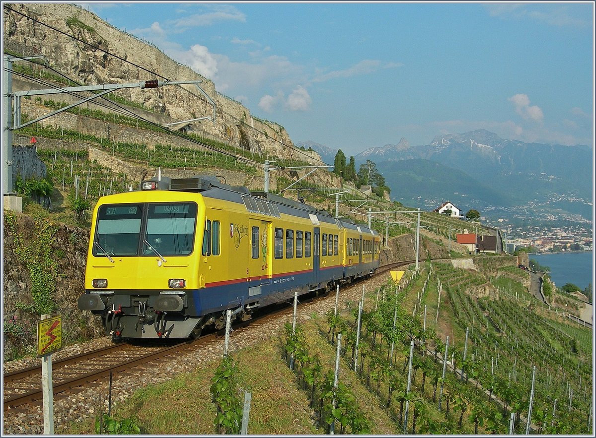 Weshalb der  Train des Vignes  Rebbergzug heisst, zeigt diese Bild eindr�cklich. 
28. April 2007