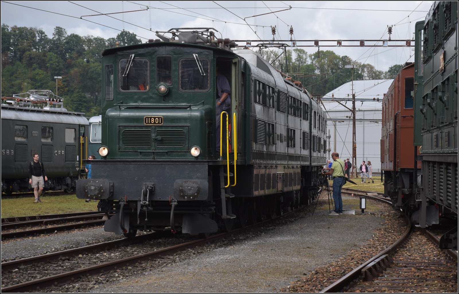 Depotfest Olten 2023. 

Ae 8/14 11801. August 2023.