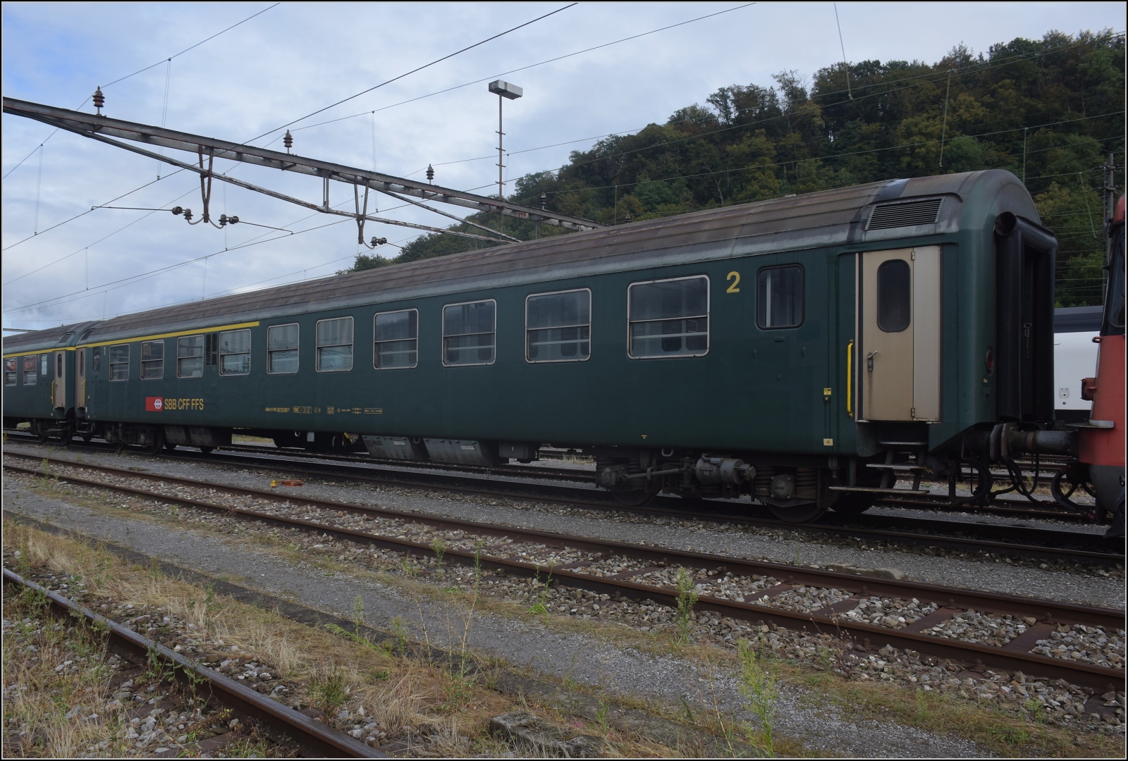 Depotfest Olten 2023. 

Beim ABm 51 85 30-70 023-7 der SBB d�rfte es sich um einen UIC-X-Wagen handeln. August 2023.