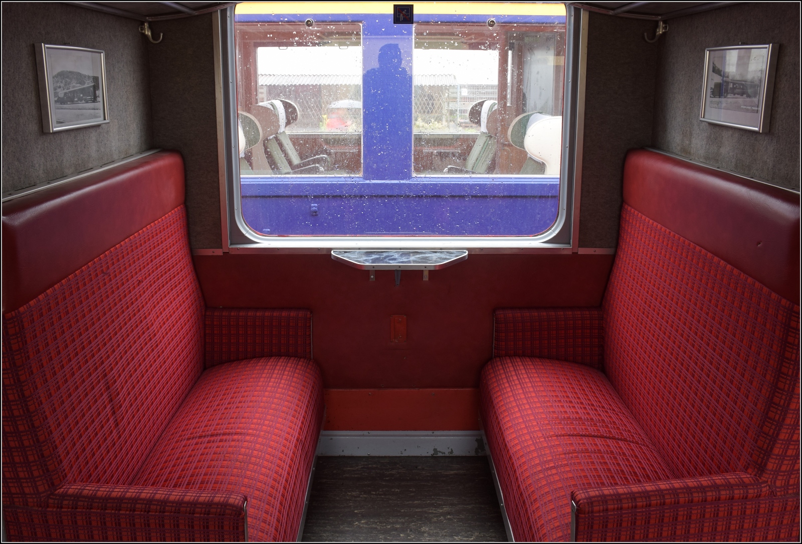 Depotfest Olten 2023. 

Inneneinrichtung des ABDe 2/4 102 der RVT. August 2023.