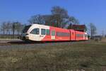 Am 20 März 2025 treft Arriva 254 'SIMON TAHAMATA' als REB Tiel--Arnhem in Hemmen-Dodewaard ein.