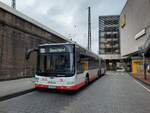 DB Rheinlandbus 2601  Aufgenommen am 23 Dezember 2020  Duisburg, Hauptbahnhof Osteingang  D BV 2601
