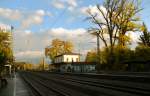 Herbstliche Abendstimmung in A�ling. Aufgenommen am 17.10.13.