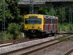Normalerweise f�hrt die TSB mit ihren VT2E Triebz�gen nicht durch Frankfurt Griesehim doch bei St�rungen auf der Umgehungsstrecke wird halt so umgeleitet.