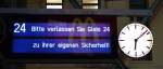 Und diese Anzeige ist etwas beunr�gent.