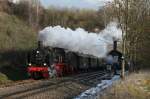 Die 38 2267 fuhr am 27.11.2010 um 13:43 Uhr durch den Nirmer Tunnel bei Eilendorf, um ihren Sdz nach Aachen Hbf zu bringen.