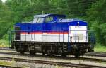 203 162-3, aufgenommen am 19.06.10, bei der Durchfahrt durch Neuoffingen.