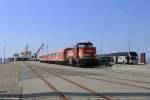 Die 209 101-5 ex. 211 233 in Dageb�ll Mole am 23.07.2013