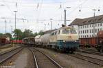 Die 217 014-0 bei der Zugparade im DB Museum Koblenz L�tzel am 14.06.2014