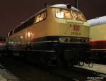 Nochmals die 217 014-0 am Abend des 15.05.2010 im DB Museum Koblenz L�tzel