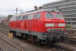 Die 218 447-1 in Hannover Hbf am 16,08,11
