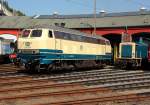 218 128-7 beim Lokschuppenfest in Siegen am 17.08.2013