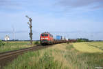 218 314-3 und 218 340-8 sowie 628 501-8  Hörnum  mit dem AS-K 1413 (Westerland(Sylt) - Niebüll/Bredstedt) am 06.07.2017 bei Lenshallig.
