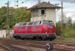 V200 116 bei der Lokparade im DB Museum Koblenz am 29.09.2012