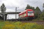 Die 420 12 der EVB in Ramelsloh am 10,08,11 