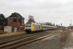 Die NOB ER 20-010 in Sankt Michaelisdonn am 16.03.2014 