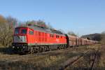 Die 232 906-8 in W�lfrath Flandersbach am 16,11,10