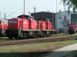 Die 294 724-0 steht abgestellt in Mainz-Bischofsheim.