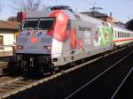 DB 101 040-4 mit einem IC im Bonner Hbf   