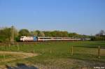 101 071-9 mit dem EC 6 (Zürich HB - Dortmund Hbf) am 19.04.2015 in Langenfeld(Rheinl.).