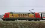 Heute zeigte die ARD Buffet mal ihre  Gem�seseite ! 101 035-4, aufgenommen auf der Strecke Ulm-Augsburg, kurz nach Burgau.